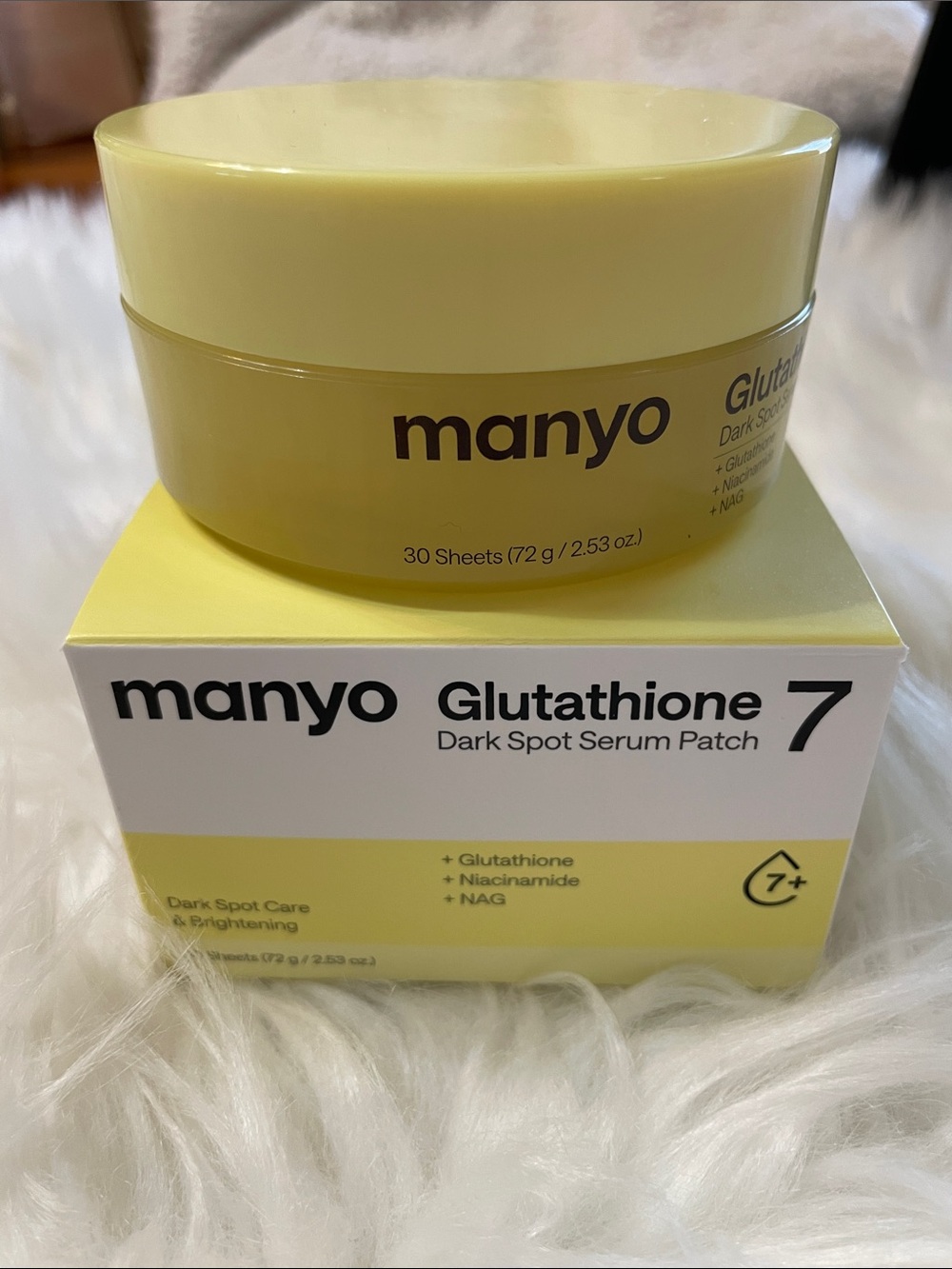 Glutathione 7 Dark Spot Serum Patch — Yellow